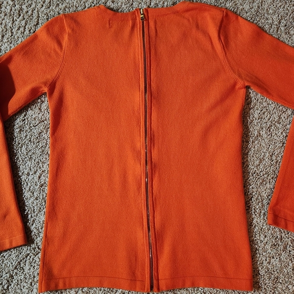 HTF 525 America Crewneck Sweater with Full-length Zippered Back Size Small - Picture 5 of 13